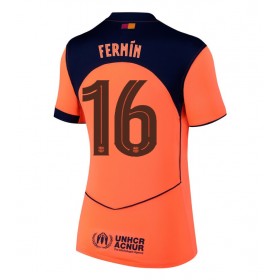 Dámské fotbalový oblečení Barcelona Fermin Lopez #16 Tretí košile 2025-26 Krátkým Rukávem